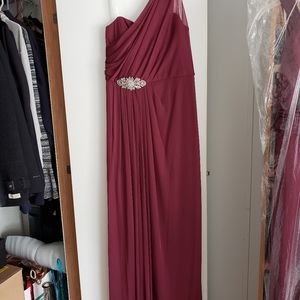 David's Bridal bridesmaid dress